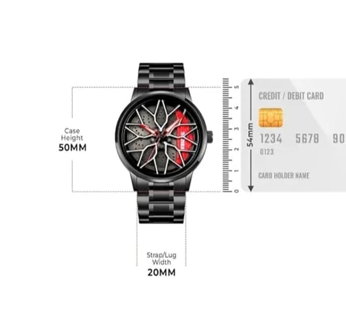 Stereoscopic Car Wheel Watch
